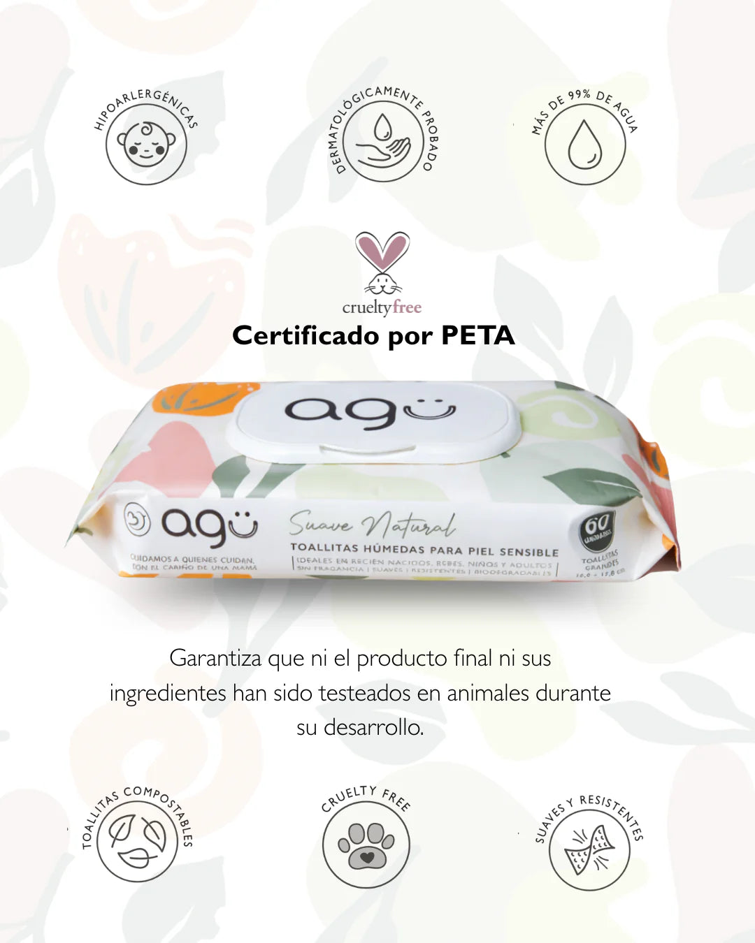 Agu Toallitas Húmedas Pack x12