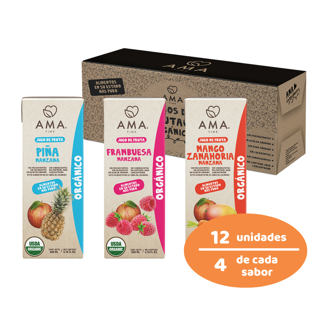 AMA Jugos Pack Tropical x12
