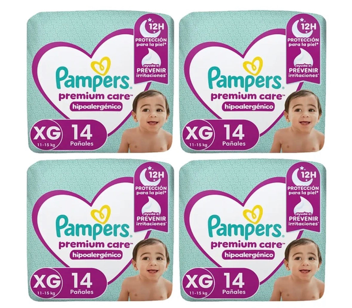 Pampers Premium Care (XG • 56 unid)