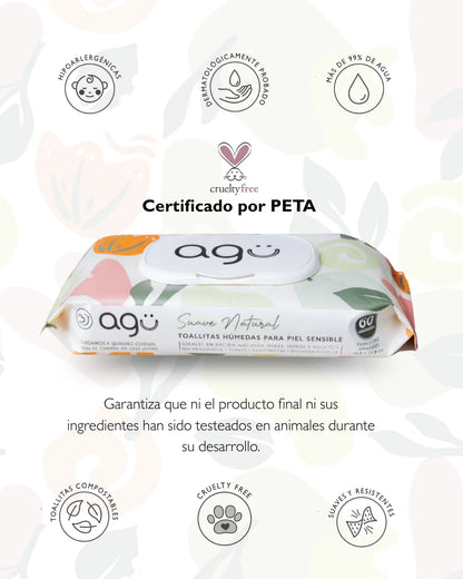 Agu Toallitas Húmedas Pack x12