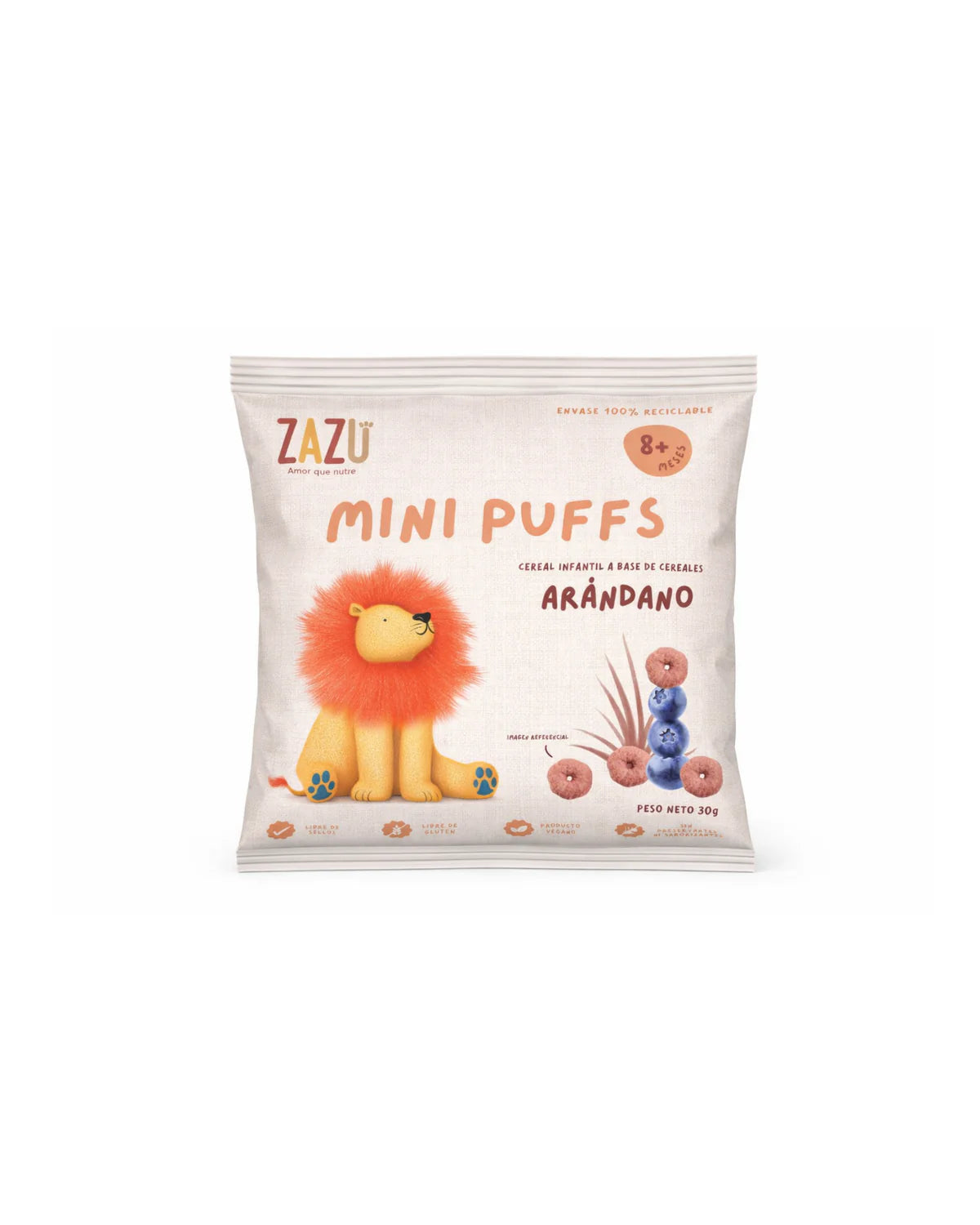 Zazu Puffs Pack x12 Individual