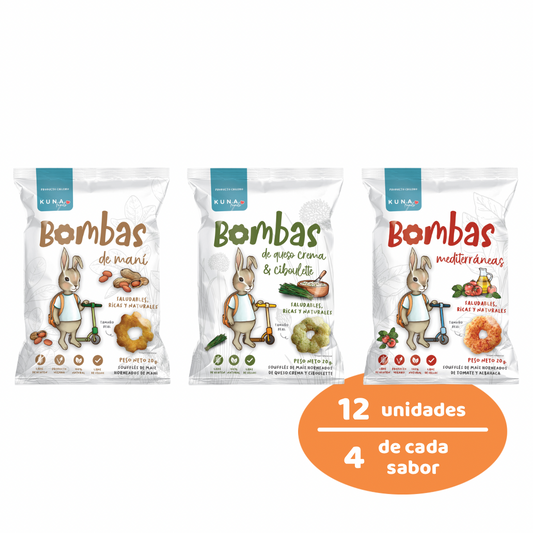 Mix Bombas Kuna x12 individual