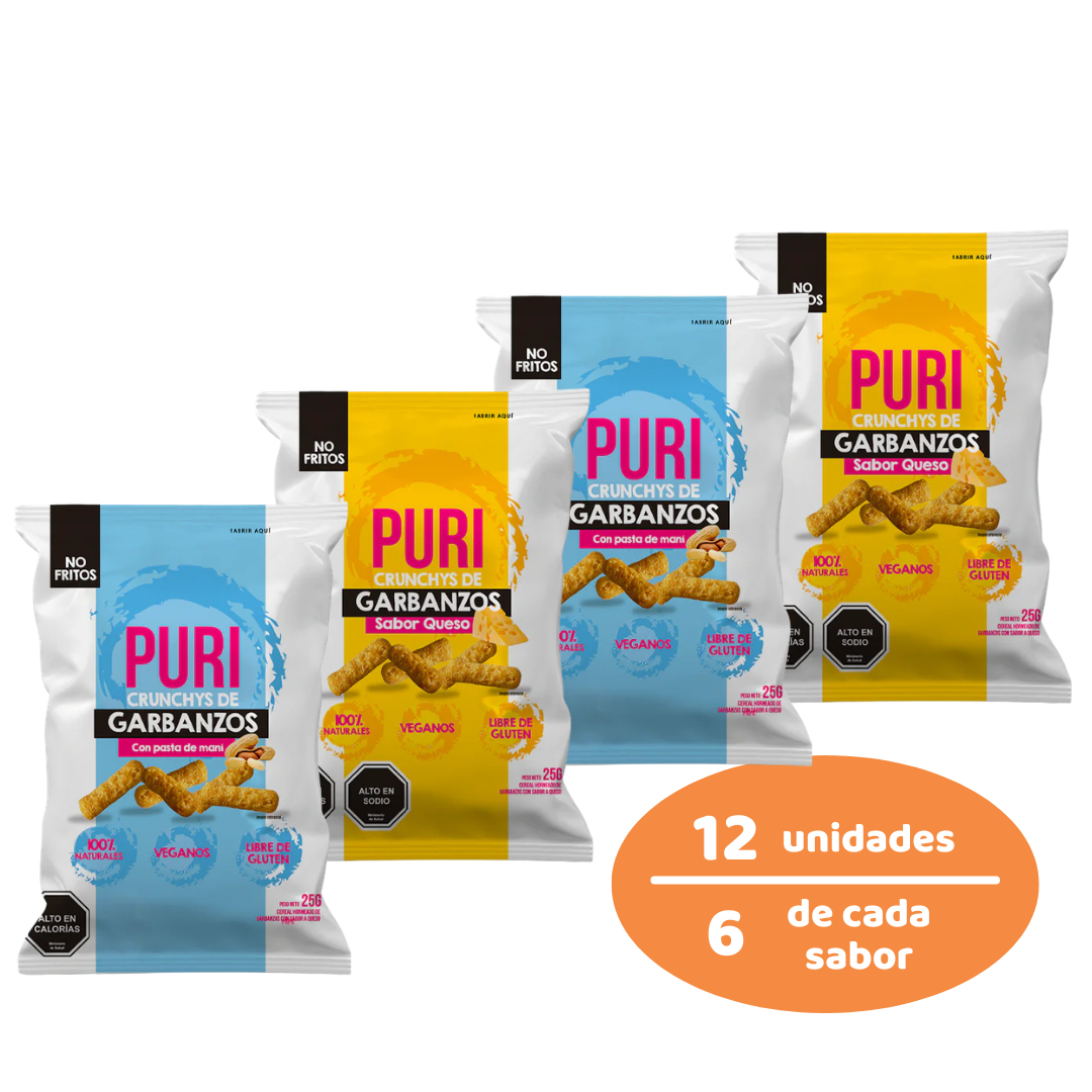 Mix Puri Crunchys x 12