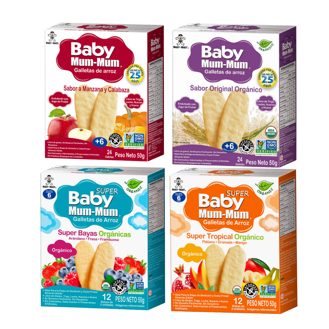 Baby Mum-Mum Galletas Pack x4