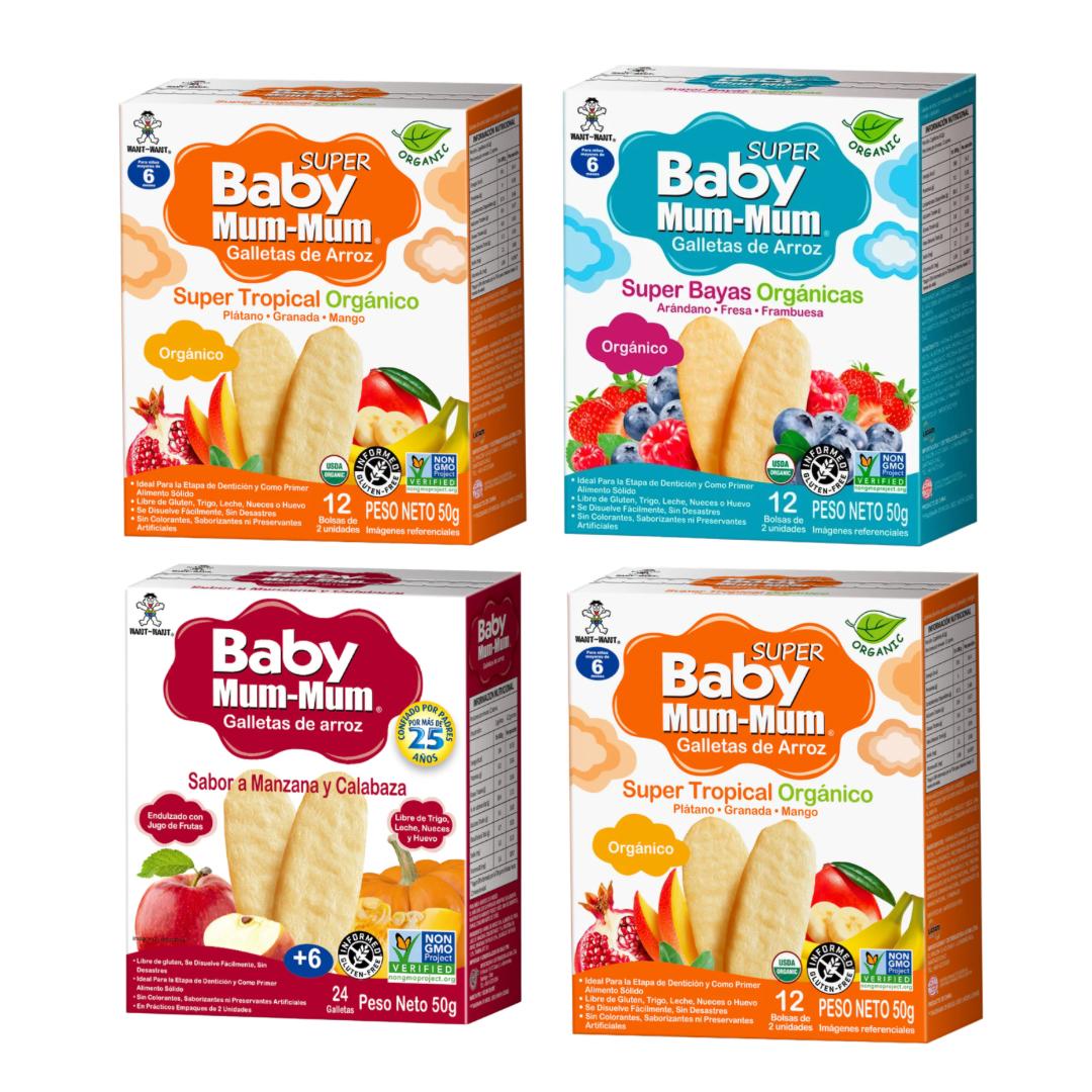 Baby Mum-Mum Galletas Pack x4