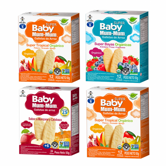 Baby Mum-Mum Galletas Pack x4