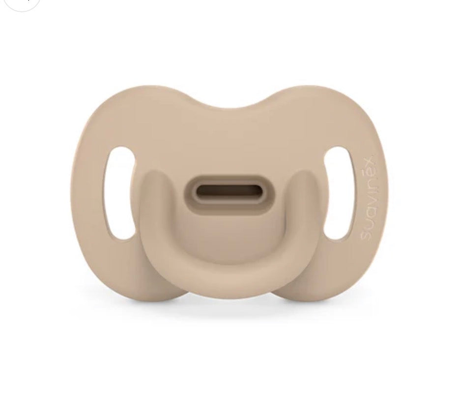 Chupete Beige Colour Essence con Tetina Fisiológica SX Pro de Silicona 0/6 meses - Suavinex