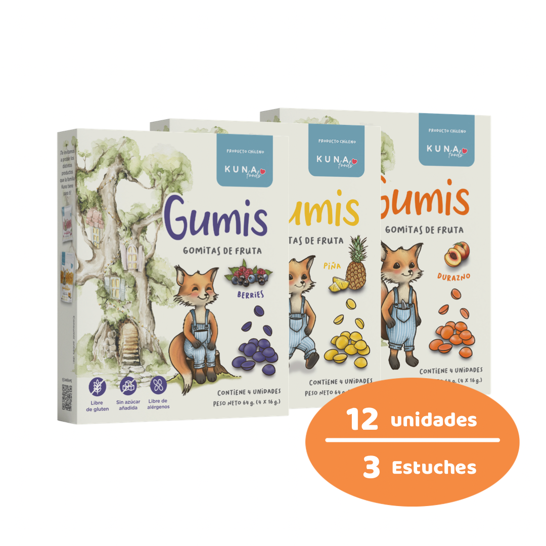 Kuna Gumis Pack x3