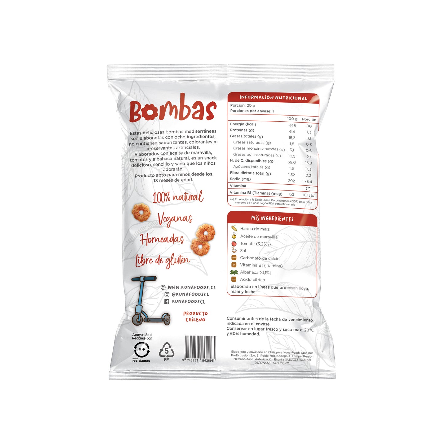 Mix Bombas Kuna x12 individual