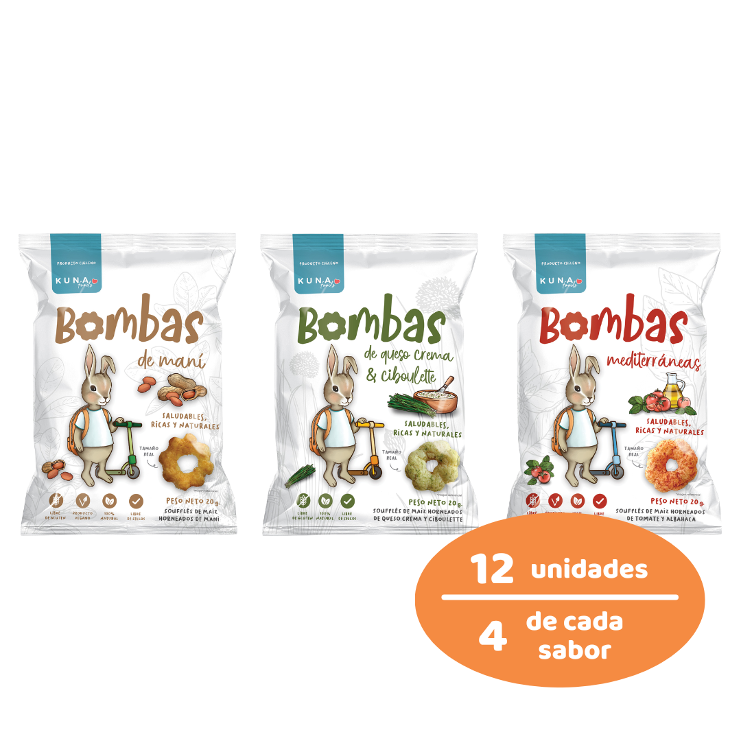 Mix Bombas Kuna x12 individual